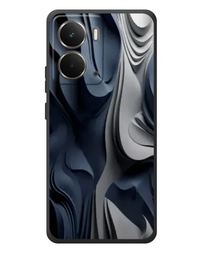 Чехол для RealMe P3 с картинкой «Объемные синие складки» Чехол для RealMe P3 с картинкой «Объемные синие складки»