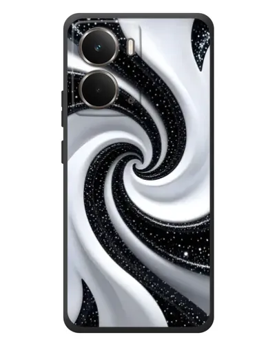 Чехол для RealMe P3 с картинкой «Черно-белая спираль» Чехол для RealMe P3 с картинкой «Черно-белая спираль»