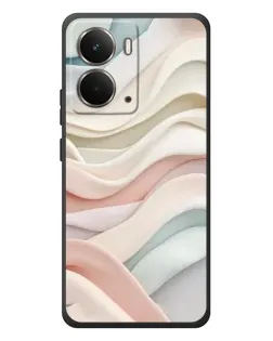 Чехол для RealMe P3 с картинкой «Пастельные нежные волны»