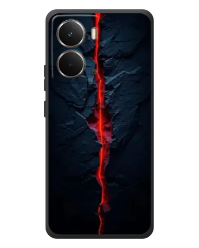 Чехол для RealMe P3 с картинкой «Kрасная лавовая трещина» Чехол для RealMe P3 с картинкой «Kрасная лавовая трещина»