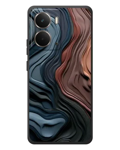 Чехол для RealMe P3 с картинкой «Цветные волны каньона» Чехол для RealMe P3 с картинкой «Цветные волны каньона»