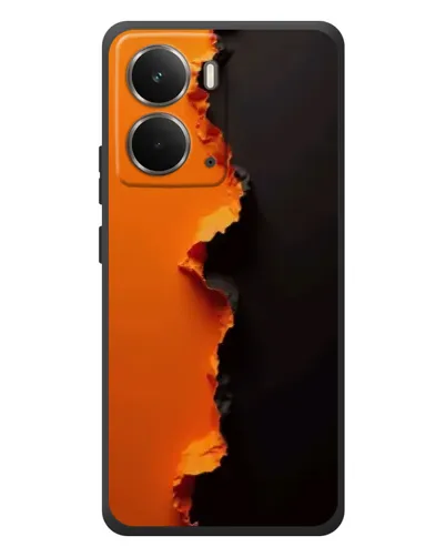 Чехол для RealMe P3 с картинкой «Оранжевый разлом» Чехол для RealMe P3 с картинкой «Оранжевый разлом»