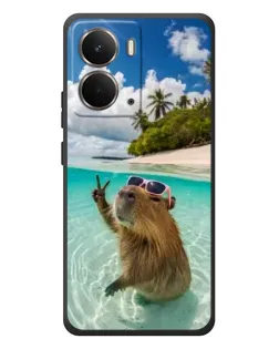 Чохол для RealMe P3 з картинкою «Капібара на морі»