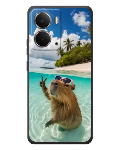 Чехол для RealMe P3 с картинкой «Капибара на море» Чехол для RealMe P3 с картинкой «Капибара на море»