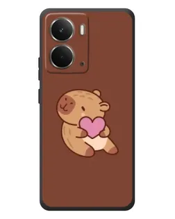Чохол для RealMe P3 з картинкою «Капібара з серцем»