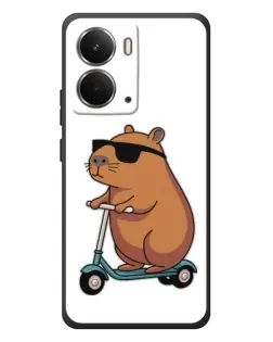 Чохол для RealMe P3 з картинкою «Капібара на самокаті»