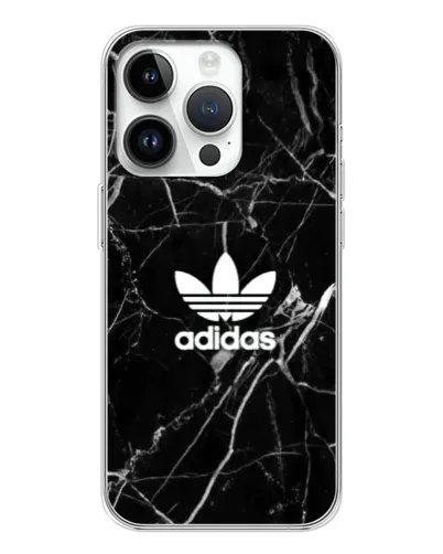 Чехол для Realme P4 с картинкой «Белый мрамор Adidas»
