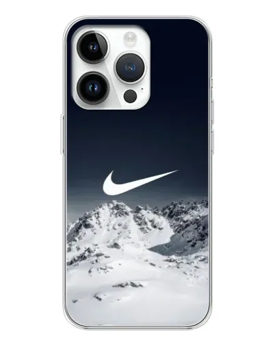 Чехол для Realme P4 с картинкой «Nike — зимние горы»