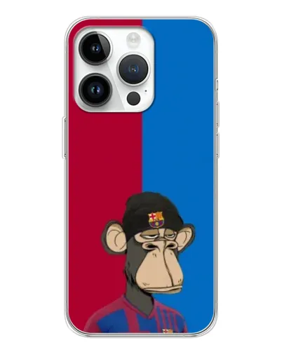 Чехол для Realme P4 с картинкой «Bored Ape — фанат Барсы»