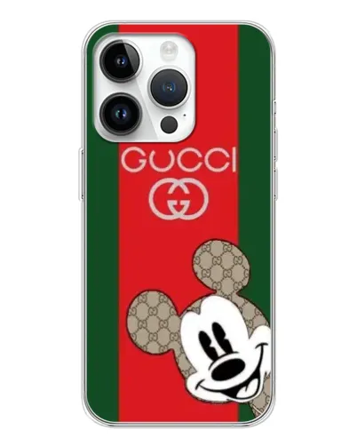 Чехол для Realme P4 с картинкой «Gucci — полосы и Микки» Чехол для Realme P4 с картинкой «Gucci — полосы и Микки»