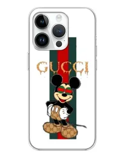 Чохол для Realme P4 з картинкою «Міккі Маус Gucci — смуги»