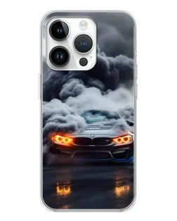 Чохол для Realme P4 з картинкою «BMW у диму»