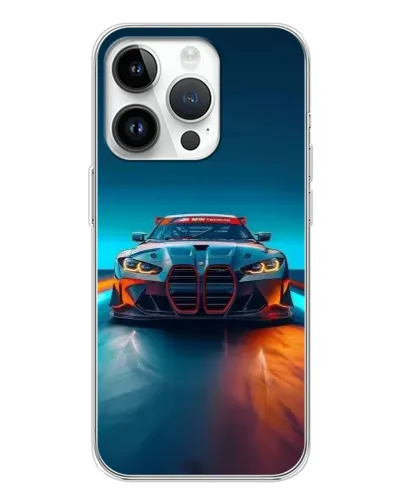 Чохол для Realme P4 з картинкою «BMW — вогні неону» Чохол для Realme P4 з картинкою «BMW — вогні неону»