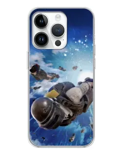 Чохол для Realme P4 з картинкою «Десант PUBG — стрибок»