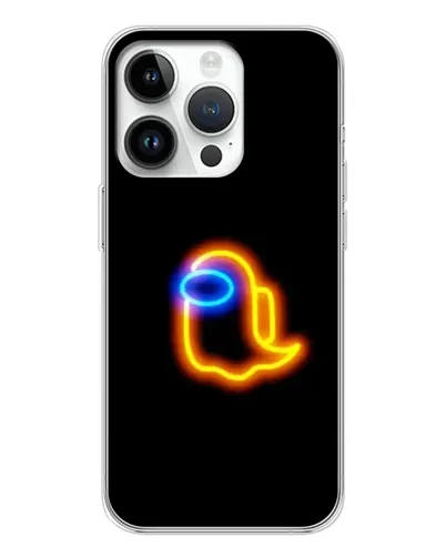 Чехол для Realme P4 с картинкой «Among Us неоновое сияние»