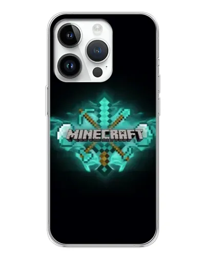 Чехол для Realme P4 с картинкой «Minecraft Diamond лого»
