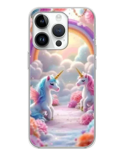 Чехол для Realme P4 с картинкой «Радуга и единороги» Чехол для Realme P4 с картинкой «Радуга и единороги»
