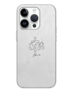 Чохол для Realme P4 з картинкою «Івана 3:16 Хрест»