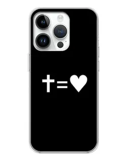 Чехол для Realme P4 с картинкой «Крест и Сердце»