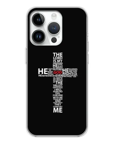 Чехол для Realme P4 с картинкой «Текстовый крест» Чехол для Realme P4 с картинкой «Текстовый крест»