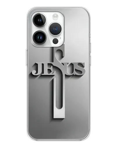 Чехол для Realme P4 с картинкой «Металлический крест Jesus» Чехол для Realme P4 с картинкой «Металлический крест Jesus»