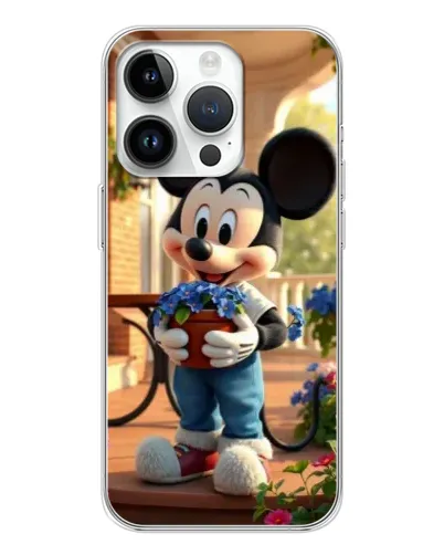 Чехол для Realme P4 с картинкой «Микки садовод»