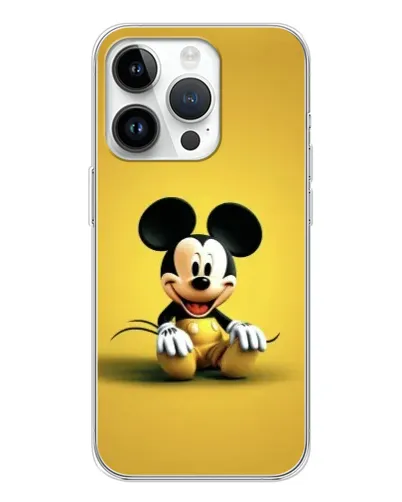 Чехол для Realme P4 с картинкой «Микки на желтом»
