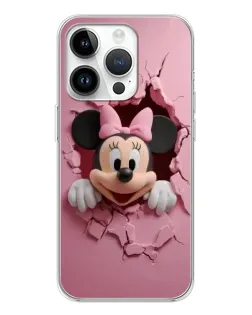 Чехол для Realme P4 с картинкой «Минни сквозь стену»