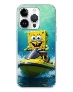 Чохол для Realme P4 з картинкою «Спанч Боб на гідроциклі» Чохол для Realme P4 з картинкою «Спанч Боб на гідроциклі»