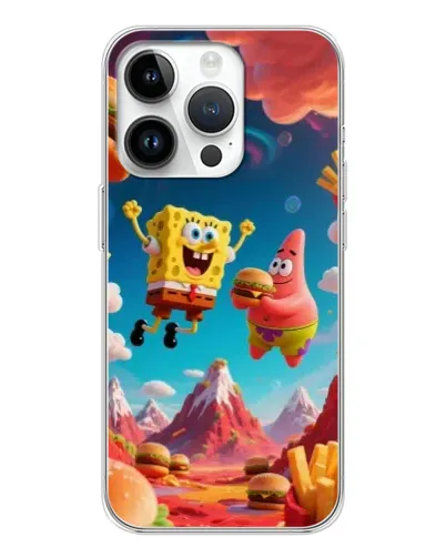 Чехол для Realme P4 с картинкой «Космический фастфуд»