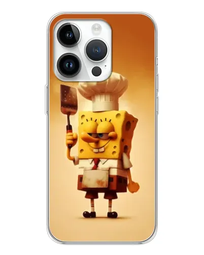Чехол для Realme P4 с картинкой «Губка Боб повар»
