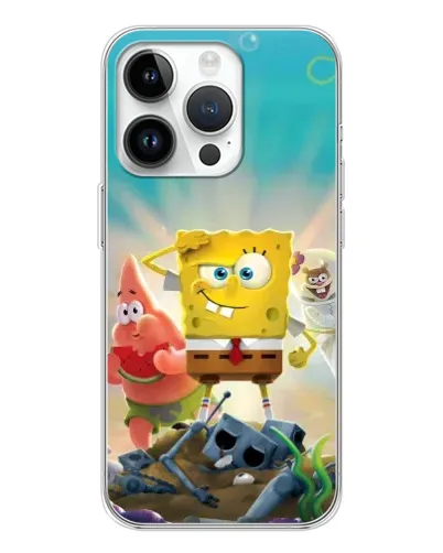 Чехол для Realme P4 с картинкой «Спанч Боб победитель»