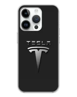 Чохол для Realme P4 з картинкою «Сталевий логотип Tesla»