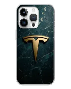 Чохол для Realme P4 з картинкою «Мармурова Tesla Gold»