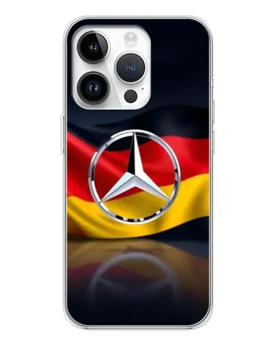 Чехол для Realme P4 с картинкой «Mercedes — флаг Германии»