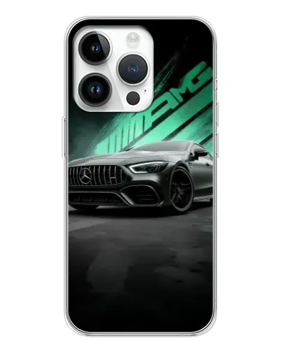 Чехол для Realme P4 с картинкой «Темный Mercedes AMG»