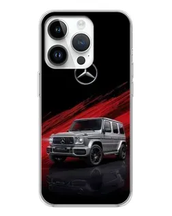 Чехол для Realme P4 с картинкой «Mercedes G-Class красный»
