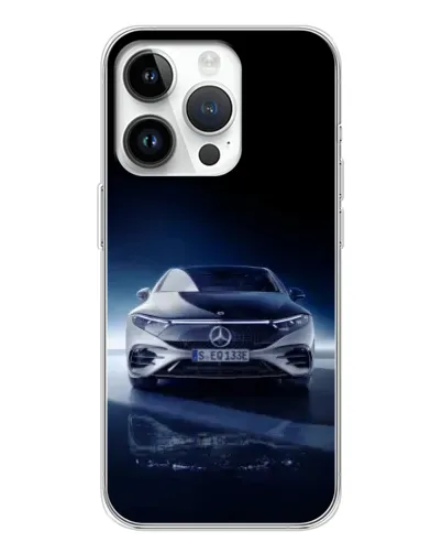 Чехол для Realme P4 с картинкой «Ночной Mercedes EQ»