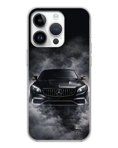 Чехол для Realme P4 с картинкой «Mercedes в дыму»