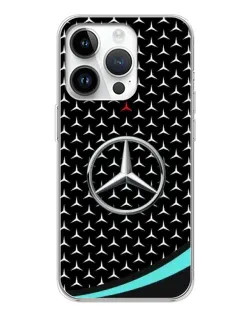 Чехол для Realme P4 с картинкой «Mercedes — бирюзовый акцент»
