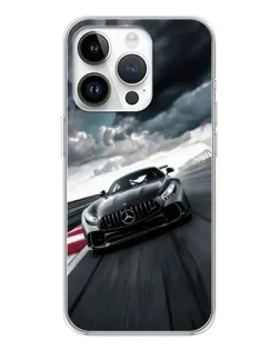 Чехол для Realme P4 с картинкой «Гоночный Mercedes AMG»