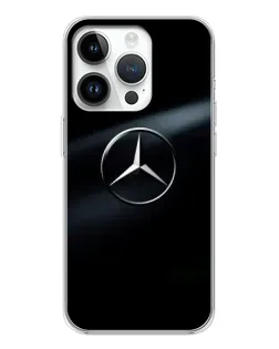 Чехол для Realme P4 с картинкой «Mercedes на металле»