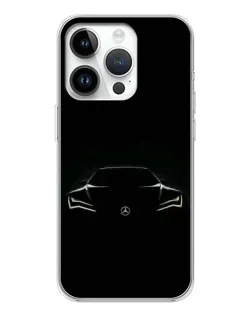 Чехол для Realme P4 с картинкой «Mercedes — силуэт авто»