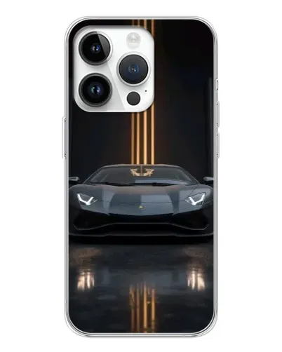 Чохол для Realme P4 з картинкою «Lamborghini золоті лінії»