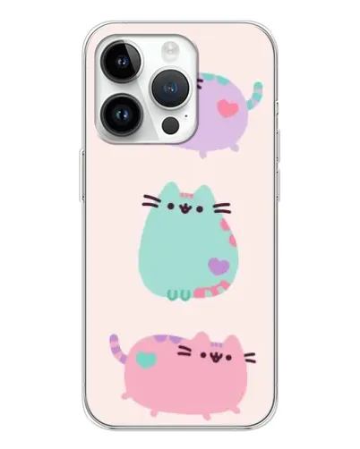 Чехол для Realme P4 с картинкой «Pusheen трио» Чехол для Realme P4 с картинкой «Pusheen трио»