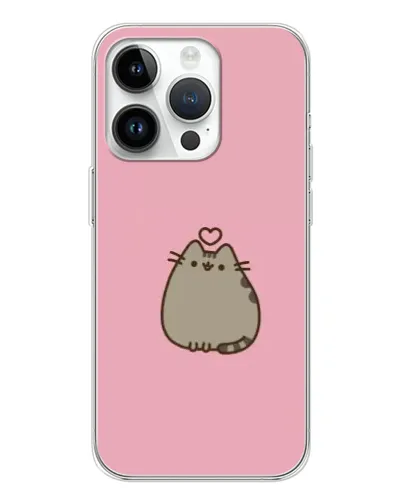 Чехол для Realme P4 с картинкой «Pusheen сердце» Чехол для Realme P4 с картинкой «Pusheen сердце»