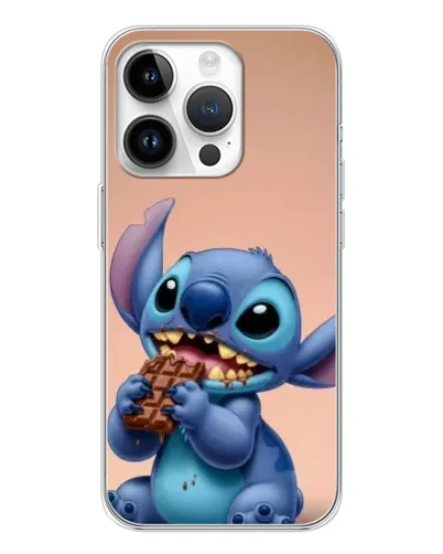 Чехол для Realme P4 с картинкой «Стич ест шоколад»