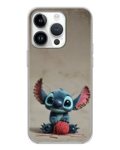 Чехол для Realme P4 с картинкой «Стич на коричневом фоне»