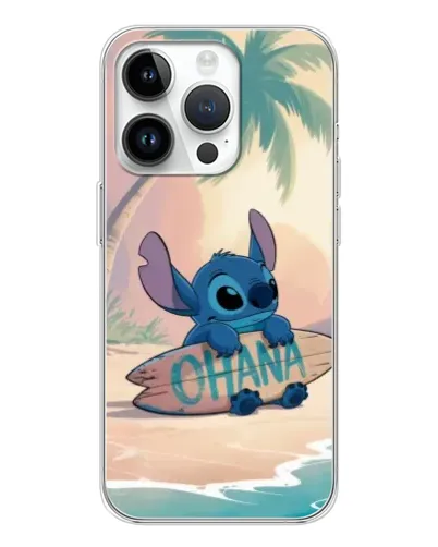 Чехол для Realme P4 с картинкой «Стич на серфе»