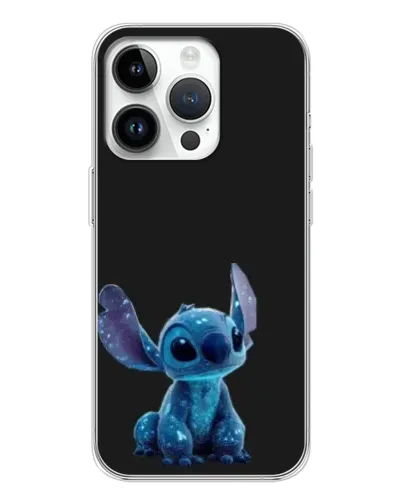 Чехол для Realme P4 с картинкой «Стич на черном»